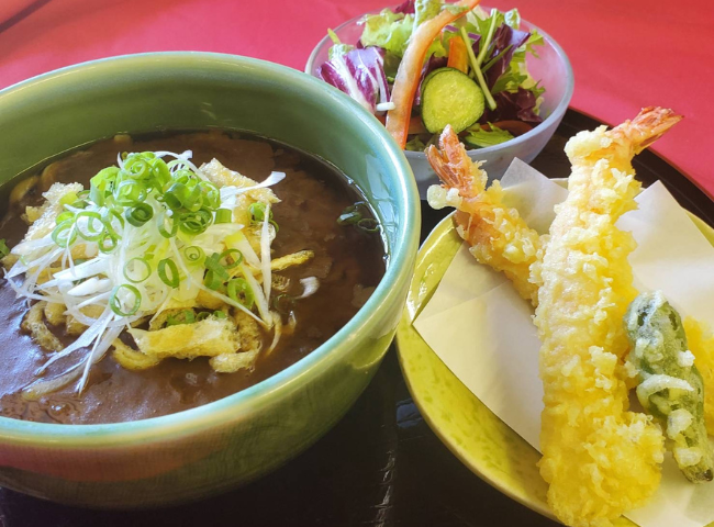 斑尾高原カントリー俱楽部レストラン10月のメニューカレーうどん
